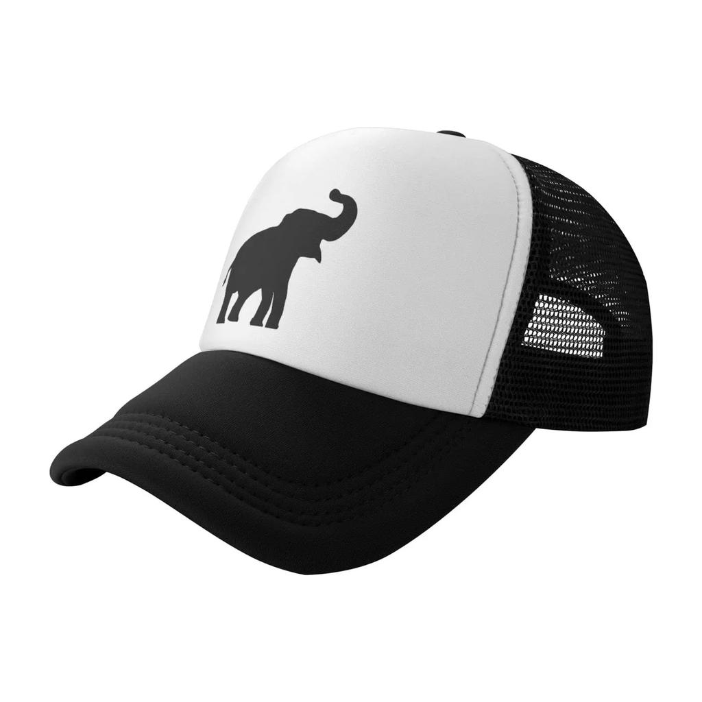 Elephant Hat Animal Mesh Cap for Men Women Adjustable Trucker Hats Baseball