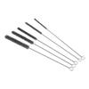 5/10pcs Stainless Steel Cylinder Wire Tube Pipe Cleaning Brushes Thread Type For Polish Clean 6mm 8mm 10mm 12mm 15mm 5sizes