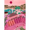 Abstract World City Travel Santorini San Francisco Tokyo Landscape Poster Canvas Painting Wall Pictures Home Interior Decor Gift