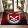 Sheffield United Football Design Crystal Velvet Rug Soft Decorative Mat for Bedroom Entrance
