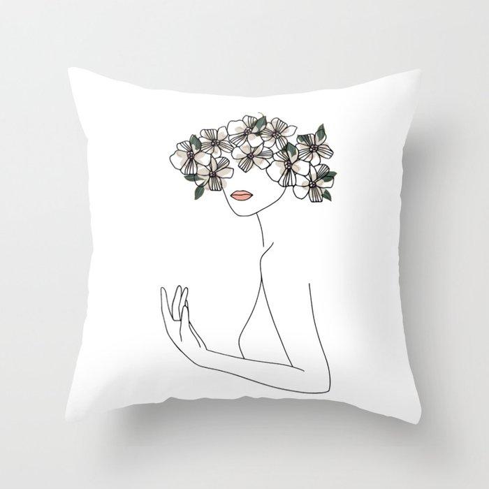 

Абстрактная Простая Линия Женская Поза Эскиз Печати Шаблон Чехлы Для Домашней Гостиной Диван Украшения Подушка Наволочка 40X40CM