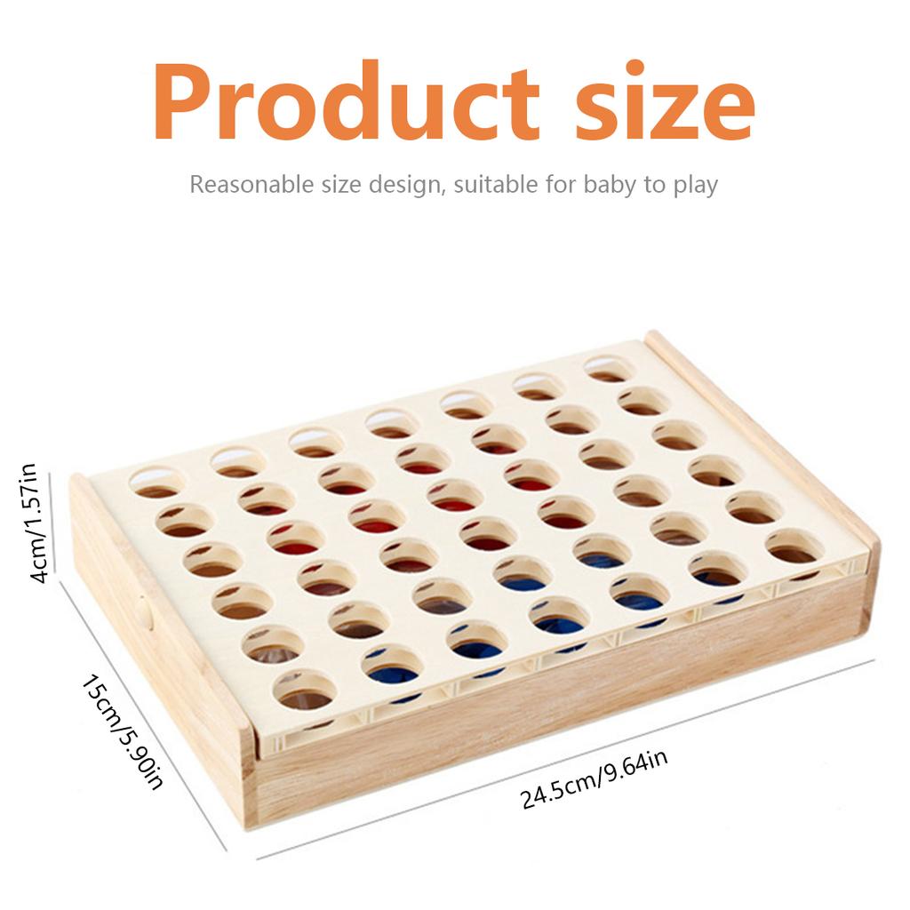 Foldable Connect 4 In A Line Board Game Classic Party Chess Family Toy Educational Children Thinking Training Board Games Adults
