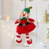 Weihnachtselfenpuppen-Ornament aus Stoffmaterial für Feiertagsbaumdekorationen