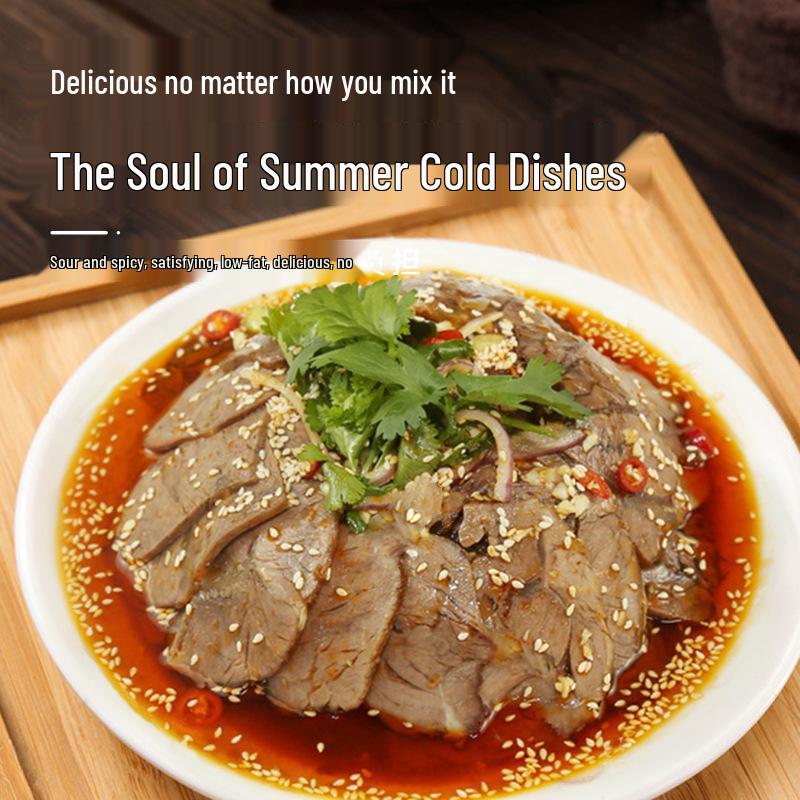 Home-style Sour & Spicy Cold Dish Sauce - Refreshing 600g Bottle