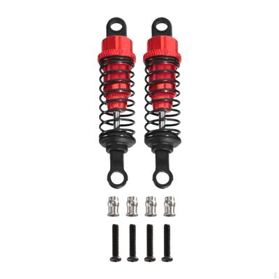 2 Pieces Hydraulic Shock Absorbers for RC Car 1/12 1/16 Replacement Upgrade Dampers Set Shocks