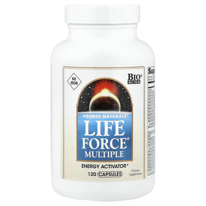 Life Force® Multiple, No Iron, 120 Capsules