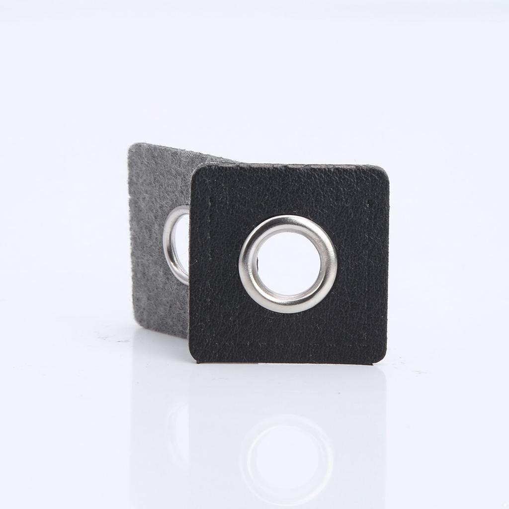 Toppe da cucire su badge in pelle PU da 30 pezzi per lavorare a maglia identificando progetti di decorazione