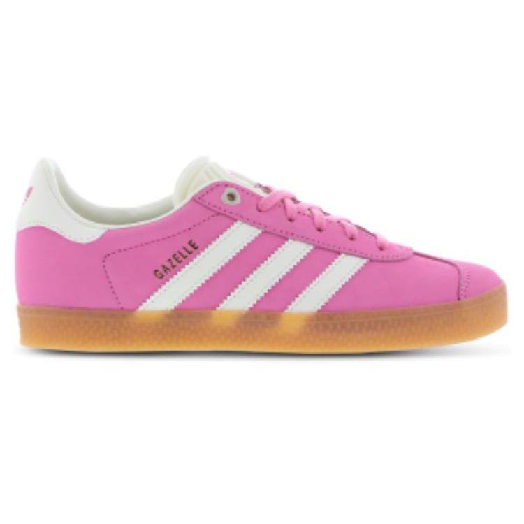 adidas Scarpe da ginnastica per bambini Gazelle J Pink Fusion Gum Ivory Gum-3 ID1107