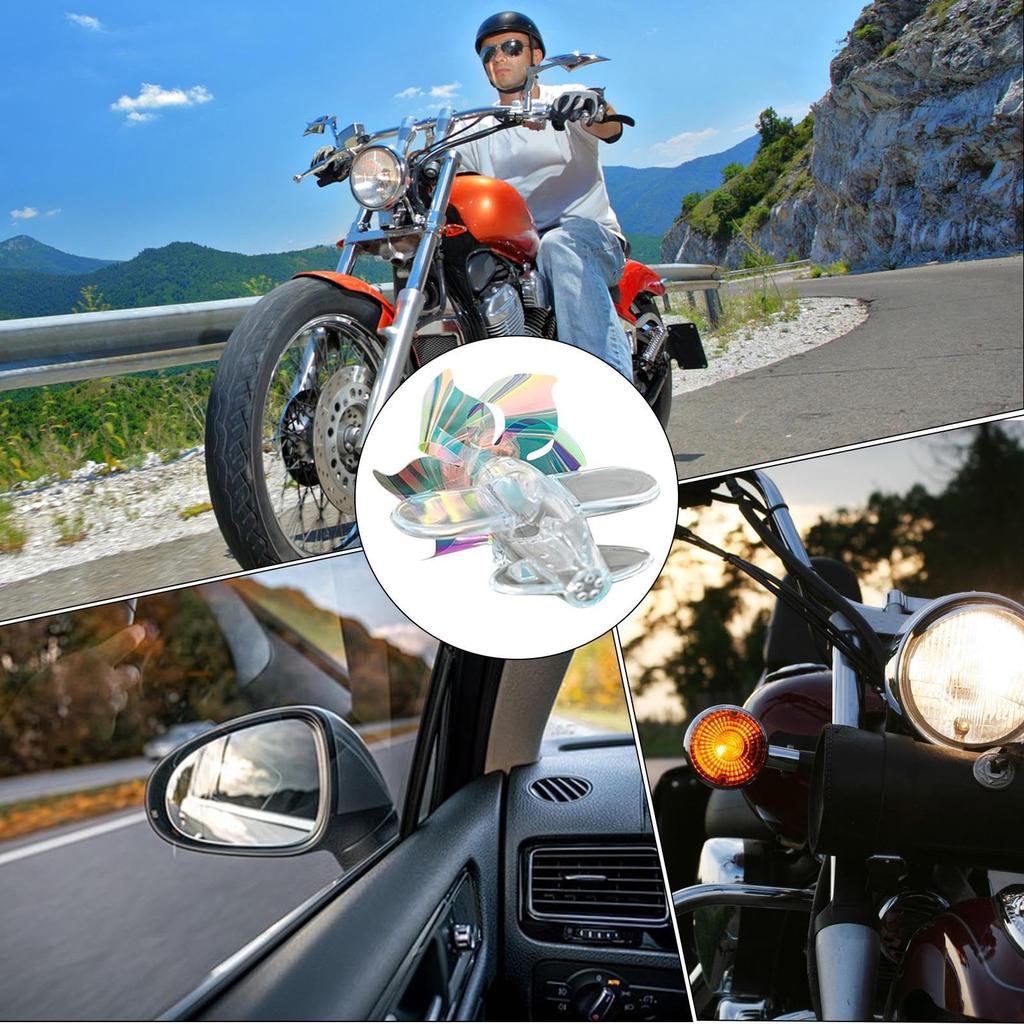 Car Exterior Decoration | Motorbike Decoration Lights, Motorized Vehicle Decoration, Wind Power Colorful Lights for Airplane Motorbike, RV Sedan