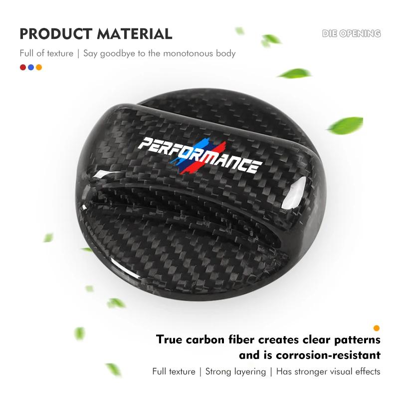BAGY7 2026 Car Sticker Car Tank Cap Carbon Fiber Fuel Tank Oil Cover Trim Accessories For BMW 1 3 5 Series X1 X3 X4 X5 X7 G20 G38 F20