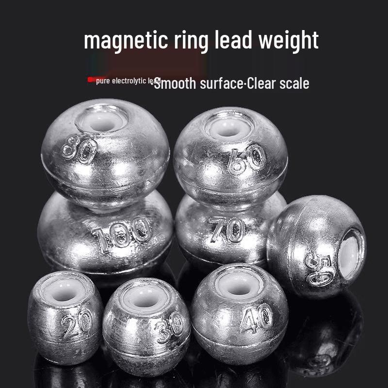 Ceramic Hollow Lead Sinker for Sea Rod Casting and Fishing, Long Cast, Wind-Resistant, Ideal for Silver and Grass Carp.