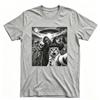 Cat Selfie Ufo Abduction Shirt Funny Alien Spaceship Novelty Vintage Graphic Tee Vintage Unisex Crew Neck Casual Short Tops