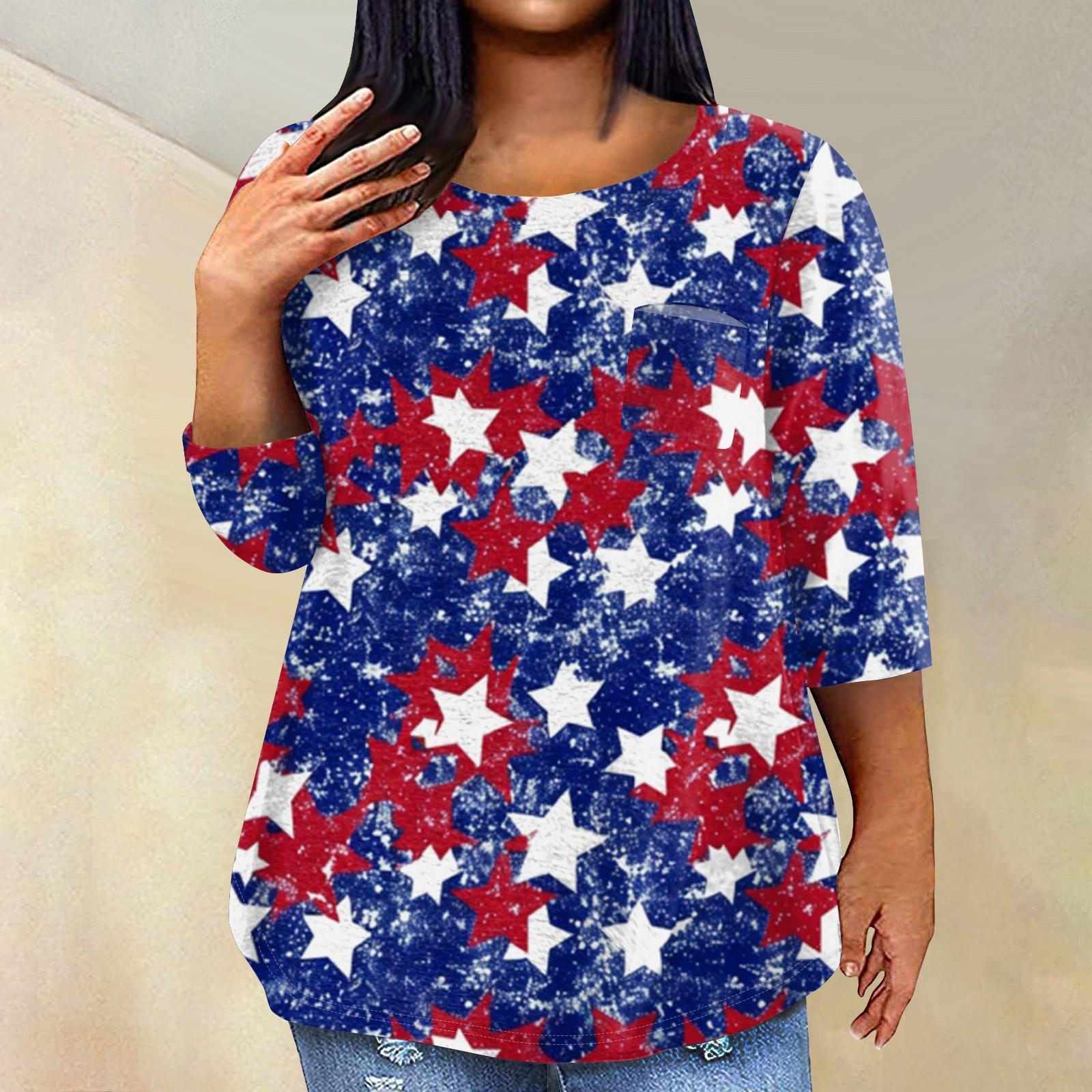 

Женский модный повседневный пуловер с круглым вырезом и рукавом три четверти с принтом XL