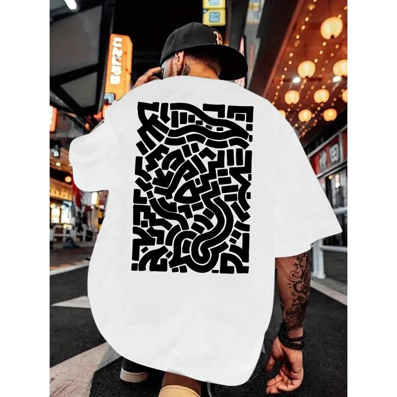 

Unisex Crew Neck Cotton Tees Trendy Harajuku Creative Graphic Print Breathable ShortSleeve Casual Tops for Daily Vacation 4XL