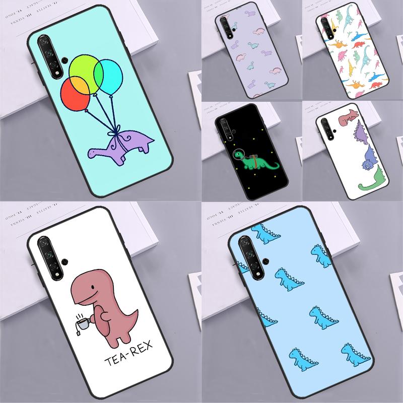 Cute Dino For Huawei Nova 5T 10 9 SE 12s 11i 12i Y91 Y90 Y60 Y70 Y72 Y61 P20 P30 P40 Lite P60 Pro Case