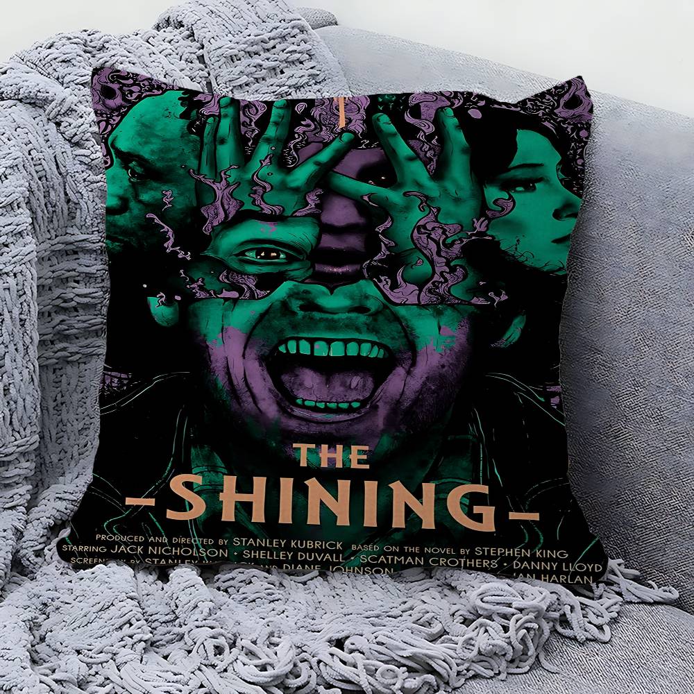 Horror Movie The Shining Pillow Covers Cartoon Sofa Decorative Home Double-sided Printing Short Plush Cute Cushion Cover