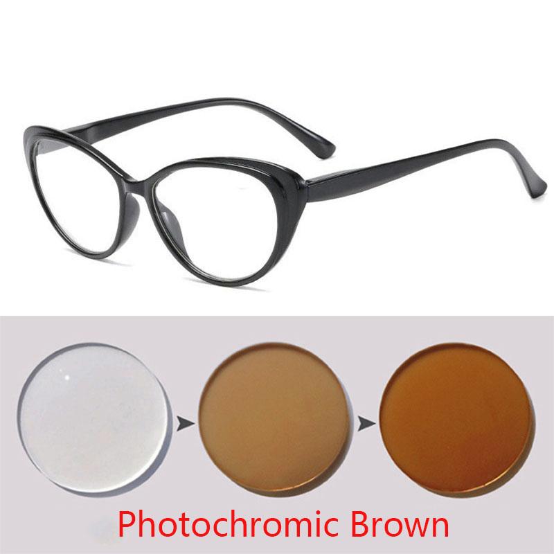 Fashion Cat Eye Glasses Women Myopia Glasses Men Shortsight Prescription Eyewear -1.0 -1.5 -2.0 -2.5 -3.0 -3.5 -4.0 -6.0