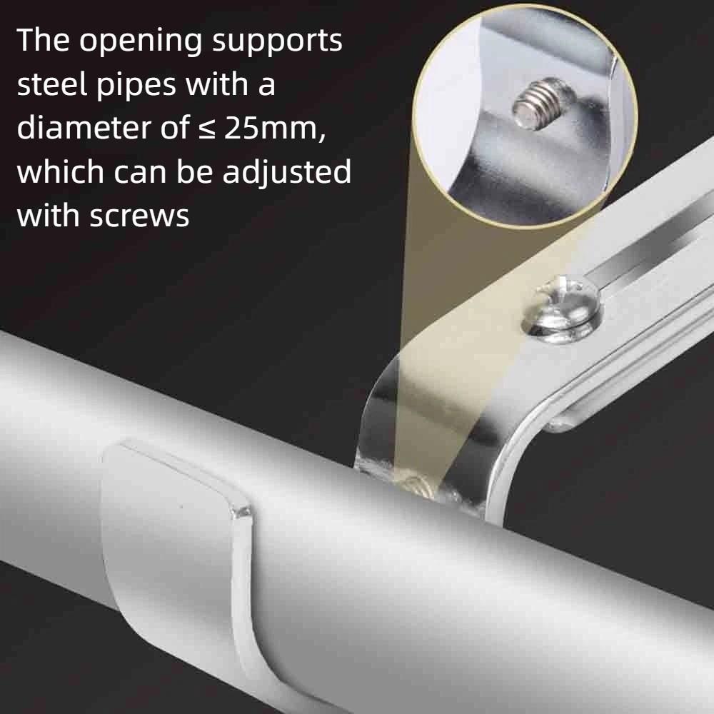 Metal Construction Curtain Rod Hook Universal Hanging Hook  Roman Pole Application