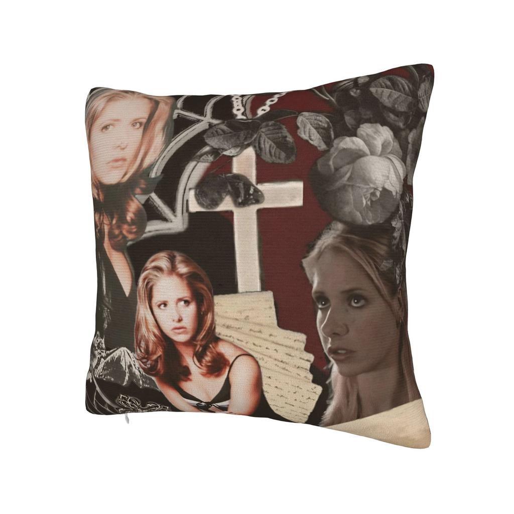 Buffys the Vampire Slayers Pillowcase Printing Cushion Cover Decoration  Throw Pillow Case Cover Home Square
