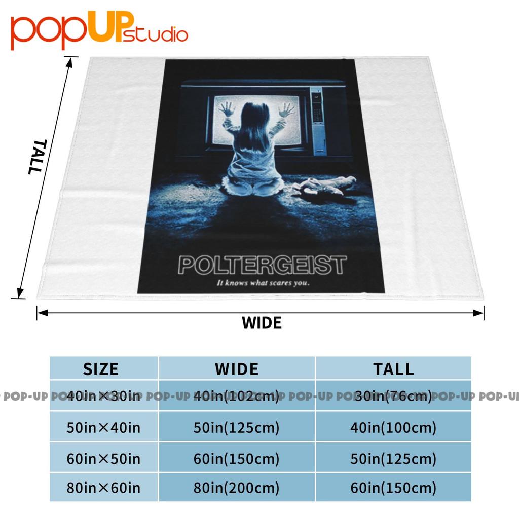 Poltergeist 1982 Poster Ultra-Soft Blanket Quilt Winter Sofa Cover Bed Covers