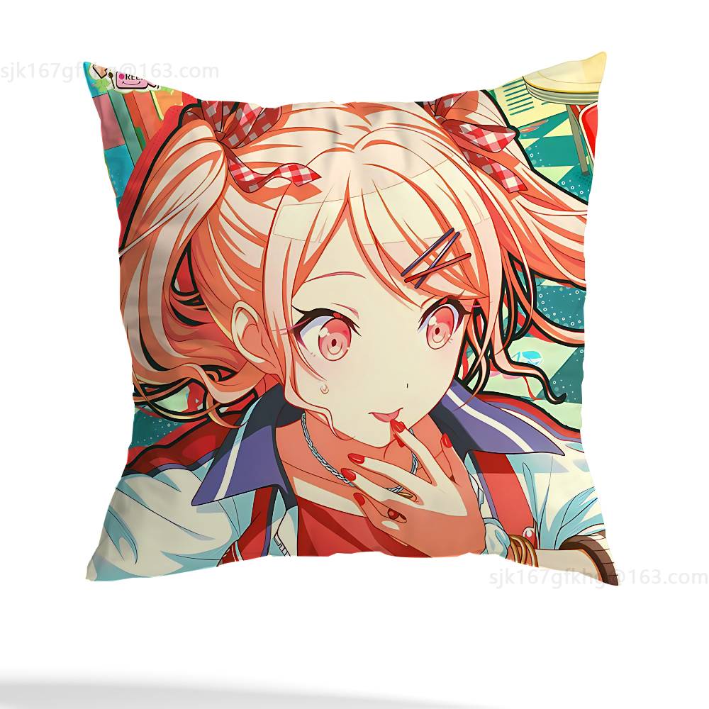 A-Akiyama M-Mizuki pillowcase casual style decoration, suitable for home decoration (excluding pillow core)