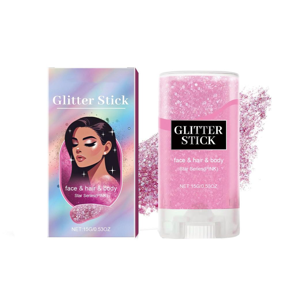 Glitter Glitter Stick Party Dance Party Perform Makeup Makeup Face Body Collarbone Highlights