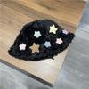 Stars Fisherman Fluffy Hat Autumn And Winter Sweet And Lovely Lamb Wool Warm Hat
