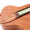 Genau! Gurt Gitarren-/Bassgurt, 1,5 Zoll breit, 35-60 Zoll lang, Surf Malibu Braun [Offizielles Japanisches Produkt]