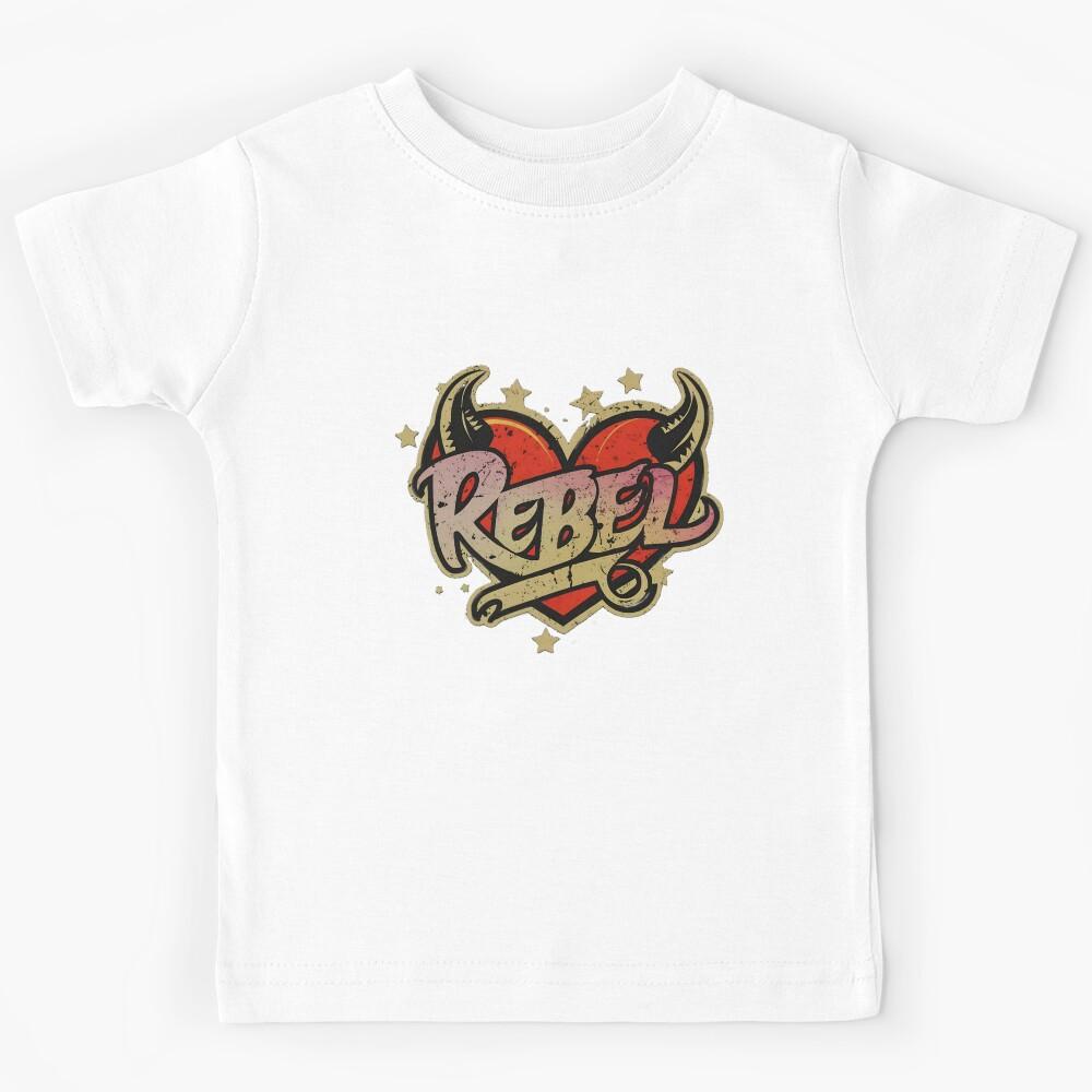 Rebel At Heart Kids T-Shirt 140