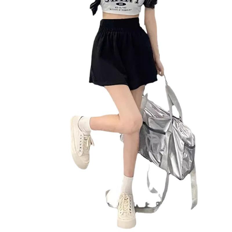 Spice Girls Pink Slacks for Girls Little Men with High Waists Sports Style Slim Straight Shorts