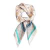 Light luxury chain simulation silk printing silk scarf square scarf high-end shawl sunscreen neck small square scarf headscarf scarf women