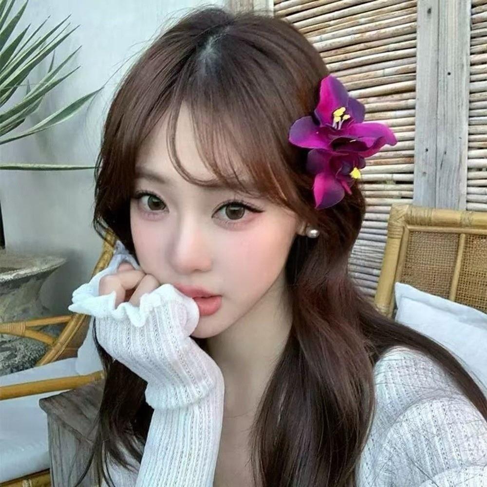 Cloth Orchid Hair Clip Plastic Headwear New Hair Accessories Sweet Accessory