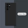 For Samsung S26 S26+ S26Ultra Black Case S26 Plus Shockproof Silicone Cover Funda Soft Matte Case For Samsung Galaxy S26 Ultra