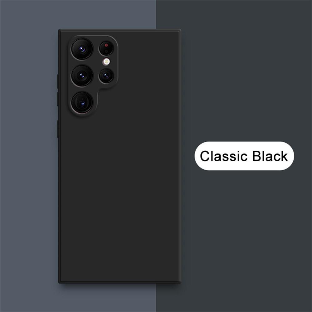For Samsung S26 S26+ S26Ultra Black Case S26 Plus Shockproof Silicone Cover Funda Soft Matte Case For Samsung Galaxy S26 Ultra