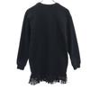 MSGM Long Sleeve Sweat Trainer 14 Black Series Back Brushed Kid's Used