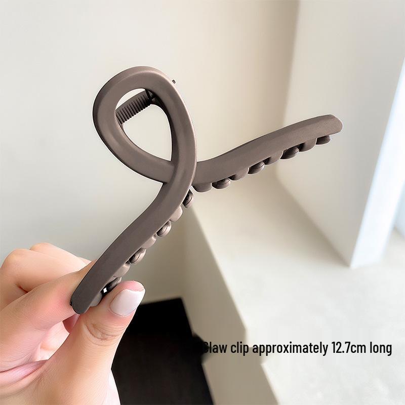 Exquisite Acrylic Claw Clip for Thick Hair - Large High-End Shark Hairpin