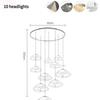 Home Decor Chandeliers for Dining Room Lustre Pendant Lights Hanging Lamps for Ceiling Light Fixture Indoor Lighting