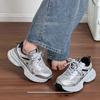 Damen Plateausneaker Herbst Neu Höhensteigerung Outdoor Rutschfest Freizeitschuhe Schnürung Atmungsaktiv Komfort Vulkanisierte Schuhe