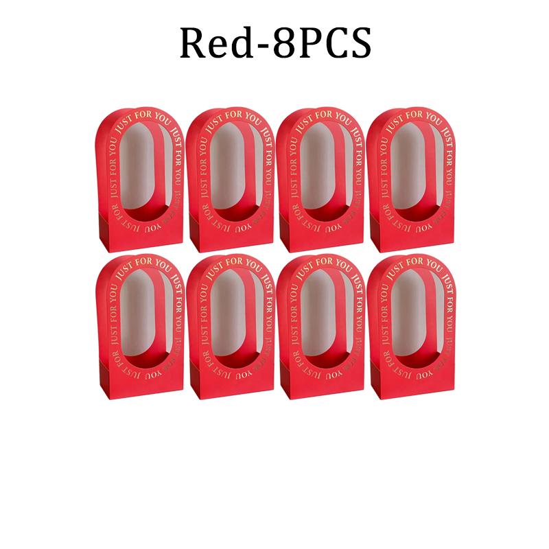 Simple Hollow Hand-Held Flower Basket Paper Flower Bouquet Floral Arrangement Carton Packaging Box Decoration Supplies