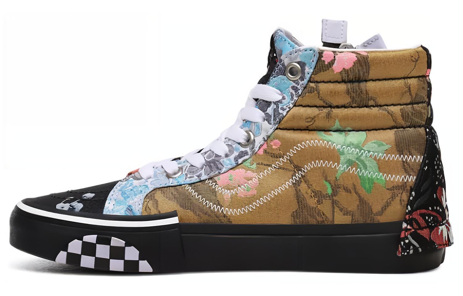 Кепка Sk8 Vans-Hi Reissue Cap  Florals  Женская VN0A3WM1XHQ 34.5