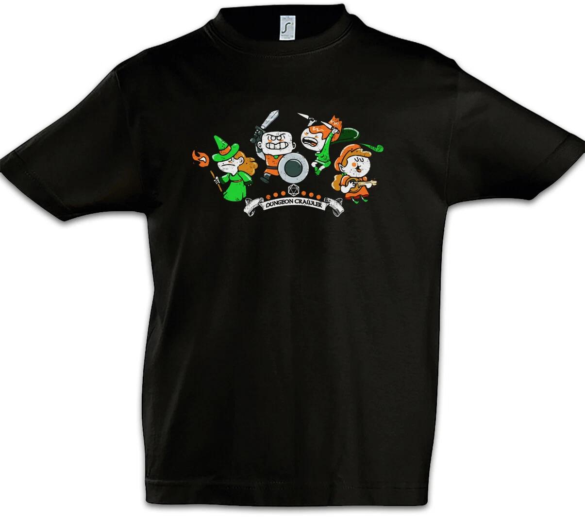 Dungeon Crawler Kids Boys kids boys T-Shirt Pen & Paper MMORPG LARP RPG Gamer Fun 110