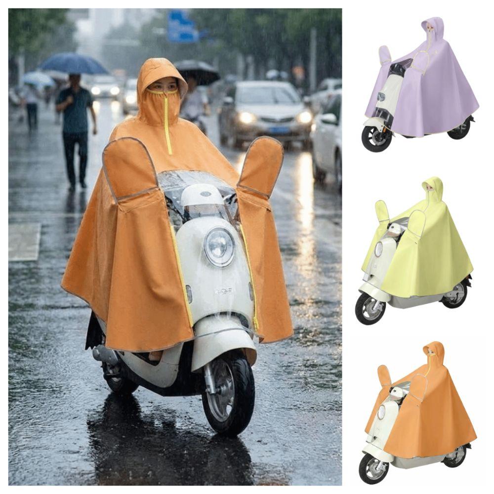 Full Coverage Electric Vehicle Raincoat High Neck Universal Raincoat Outdoor Motorcycle