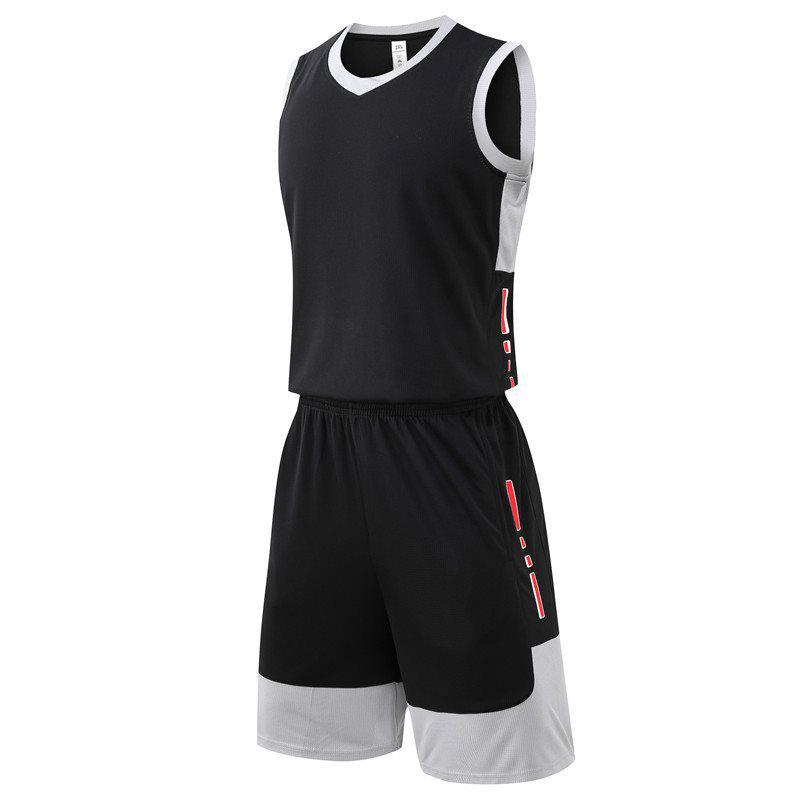 Unisex Summer Basketball Uniform Set: Children's & Adult Two-Piece Sportswear