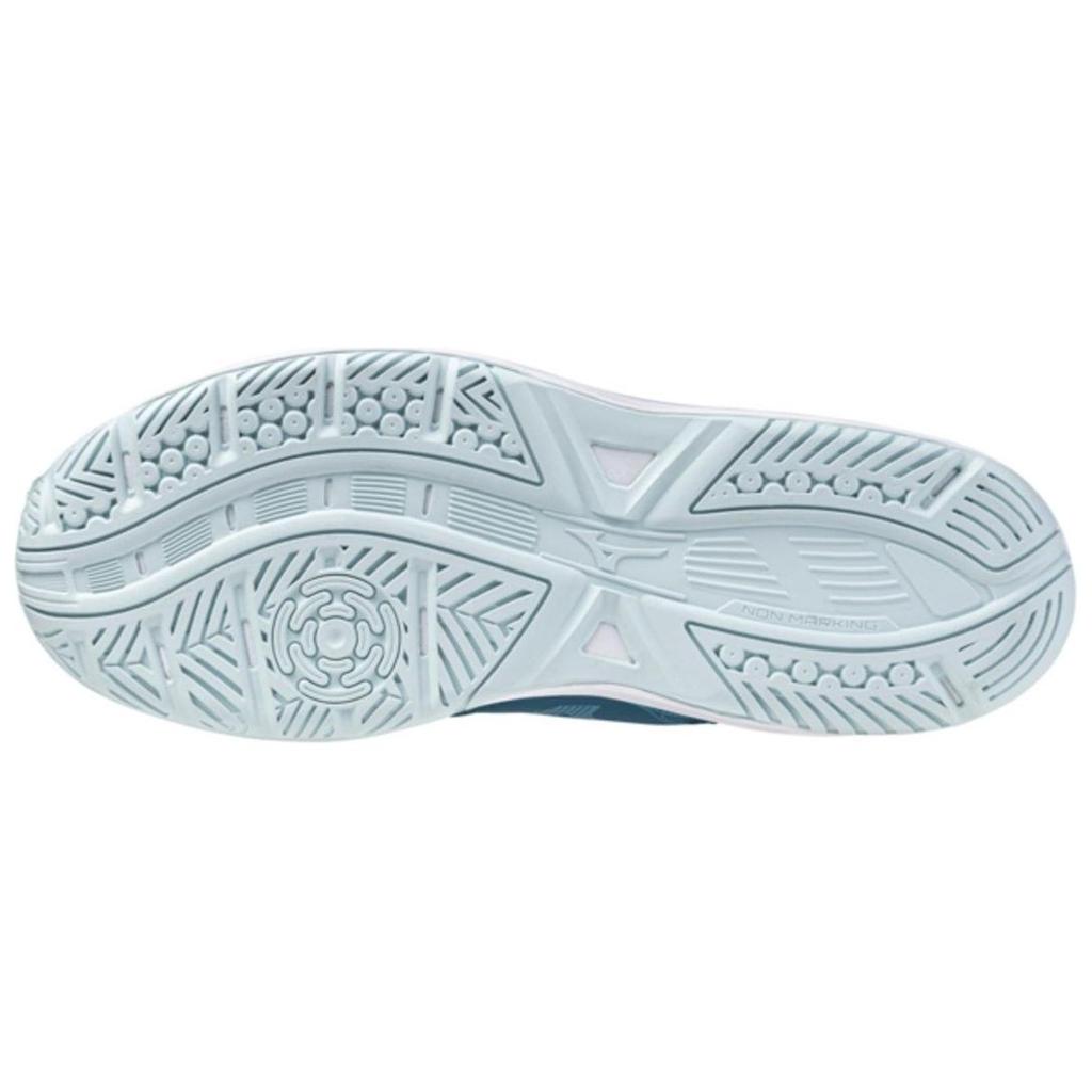 Mizuno Shock Absorbing Non-Slip Durable Low-Top Tennis Shoes Men Sneakers Blue White 61GA234027