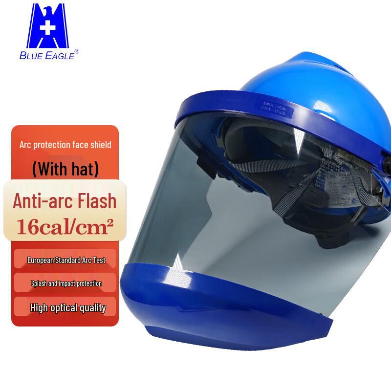 Blue Eagle Helmet-Mounted Arc Flash Face Shield