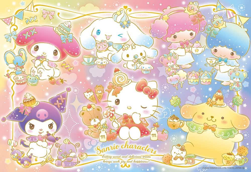 Beverly in Beverly 150 Large Jigsaw Puzzle Sanrio Characters Sparkling Snack Time x 38 (BEVERLY) [Made Japan] (26 cm) 150L-001