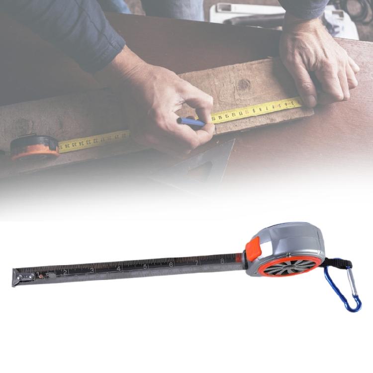 Self Locking Tape Measure with Steel Construction Multifunction  Tape Measuring Tool for Easy Carrying & Accurate Readings