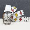 Alloy Rivet Belt Punk Style Men's and Women's Same Bright Belt Decorative Belt