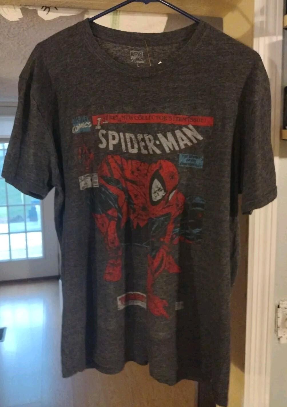 Marvel Spiderman Jim Lee T Shirt Large S разноцветный