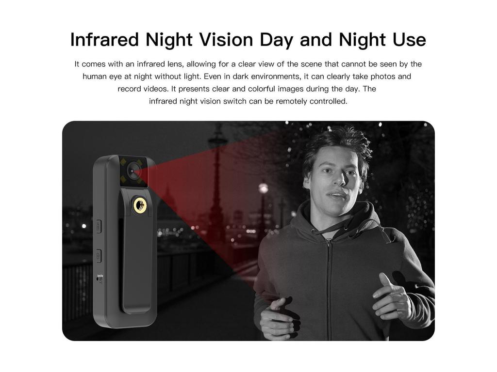 OkamPro 4G 3MP Compact Camera with Back Clip